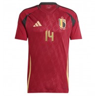 Camiseta Bélgica Dodi Lukebakio #14 Primera Equipación Replica Eurocopa 2024 mangas cortas